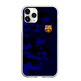 Чехол для iPhone 11 Pro матовый с принтом FC Barca 2018 Military Sport в Курске, Силикон |  | fc | fc barcelona | fcb |   | барселона | спорт | спортивные | фк | футбол