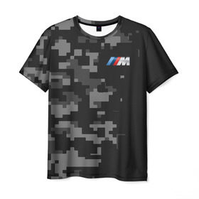 Мужская футболка 3D с принтом BMW 2018 Grey M Sport в Курске, 100% полиэфир | прямой крой, круглый вырез горловины, длина до линии бедер | bmw | автомобильные | бмв | машины