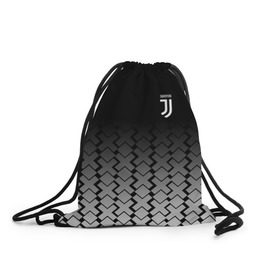 Рюкзак-мешок 3D с принтом Juventus 2018 X Sport в Курске, 100% полиэстер | плотность ткани — 200 г/м2, размер — 35 х 45 см; лямки — толстые шнурки, застежка на шнуровке, без карманов и подкладки | Тематика изображения на принте: fc | juventus | спорт | спортивные | фк | футбол | ювентус