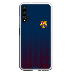 Чехол для Honor 20 с принтом FC Barca 2018 Creative uniform в Курске, Силикон | Область печати: задняя сторона чехла, без боковых панелей | fc | fc barcelona | fcb | барселона | спорт | спортивные | фк | футбол