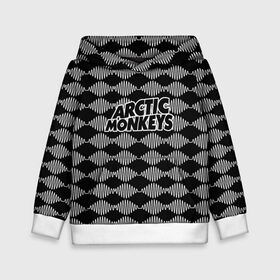 Детская толстовка 3D с принтом Arctic Monkeys в Курске, 100% полиэстер | двухслойный капюшон со шнурком для регулировки, мягкие манжеты на рукавах и по низу толстовки, спереди карман-кенгуру с мягким внутренним слоем | 