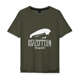 Мужская футболка хлопок Oversize с принтом Led Zeppelin дирижабль в Курске, 100% хлопок | свободный крой, круглый ворот, “спинка” длиннее передней части | Тематика изображения на принте: led | led zeppelin | блюз | группа | джимми пейдж | джон генри бонэм | джон пол джонс | лед зепелен | лед зеппелин | метал | роберт плант | рок | тяжелый | фолк | хард | хардрок | хеви | хевиметал