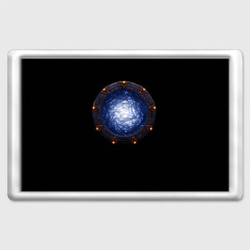 Магнит 45*70 с принтом Stargate в Курске, Пластик | Размер: 78*52 мм; Размер печати: 70*45 | sg1 | wormhole | другие миры | зв1 | звёздные врата | кротовая нора | портал | тоннель | червоточина