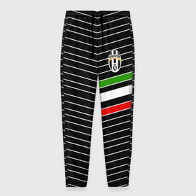 Мужские брюки 3D с принтом Juventus 2018 Италия в Курске, 100% полиэстер | манжеты по низу, эластичный пояс регулируется шнурком, по бокам два кармана без застежек, внутренняя часть кармана из мелкой сетки | fc | juventus | спорт | спортивные | фк | футбол | ювентус