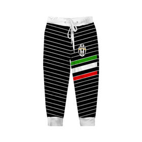 Детские брюки 3D с принтом Juventus 2018 Италия в Курске, 100% полиэстер | манжеты по низу, эластичный пояс регулируется шнурком, по бокам два кармана без застежек, внутренняя часть кармана из мелкой сетки | fc | juventus | спорт | спортивные | фк | футбол | ювентус