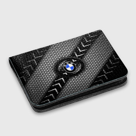 Картхолдер с принтом с принтом BMW Carboniferous 2018 в Курске, натуральная матовая кожа | размер 7,3 х 10 см; кардхолдер имеет 4 кармана для карт; | abstraction | carboniferous | карбон | текстуры