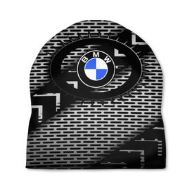 Шапка 3D с принтом BMW Carboniferous 2018 в Курске, 100% полиэстер | универсальный размер, печать по всей поверхности изделия | abstraction | carboniferous | карбон | текстуры
