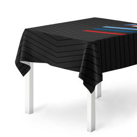 Скатерть 3D с принтом BMW Tricolor Sport в Курске, 100% полиэстер (ткань не мнется и не растягивается) | Размер: 150*150 см | Тематика изображения на принте: bmw | автомобильные | бмв | машины