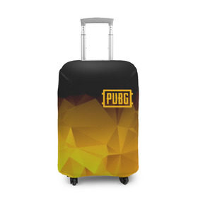 Чехол для чемодана 3D с принтом PUBG Abstract в Курске, 86% полиэфир, 14% спандекс | двустороннее нанесение принта, прорези для ручек и колес | battle royal | playerunknowns battlegrounds | pubg | пабг | пубг