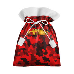 Подарочный 3D мешок с принтом PUBG Red Military в Курске, 100% полиэстер | Размер: 29*39 см | battle royal | playerunknowns battlegrounds | pubg | пабг | пубг
