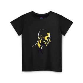 Детская футболка хлопок с принтом Oxxxymiron 1703 в Курске, 100% хлопок | круглый вырез горловины, полуприлегающий силуэт, длина до линии бедер | 1703 | oxxxy | oxxxymiron | мирон | окси