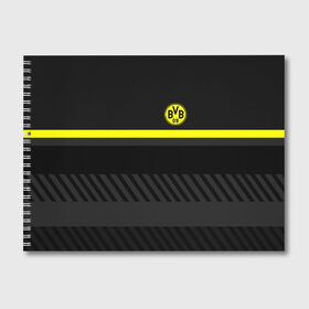 Альбом для рисования с принтом FC Borussia 2018 Original #3 в Курске, 100% бумага
 | матовая бумага, плотность 200 мг. | боруссия | дортмунд