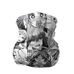 Бандана-труба 3D с принтом Faces from Hentai в Курске, 100% полиэстер, ткань с особыми свойствами — Activecool | плотность 150‒180 г/м2; хорошо тянется, но сохраняет форму | ahegao | anime | kodome | manga | senpai | аниме | анимэ | ахегао | кодоме | манга | меха | сенпай | юри | яой