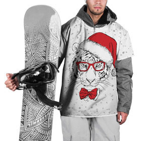 Накидка на куртку 3D с принтом Тигр Санта Клаус в Курске, 100% полиэстер |  | animal | bow | christmas | holiday | new year | predator | santa claus | snow | tiger | view | winter | бант | взгляд | дед мороз | животное | зима | новый год | очки | праздник | рождество | санта клаус | снег | тигр | хищник