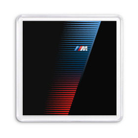 Магнит 55*55 с принтом BMW 2018 Brand Colors Lines в Курске, Пластик | Размер: 65*65 мм; Размер печати: 55*55 мм | Тематика изображения на принте: 