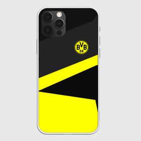 Чехол для iPhone 12 Pro с принтом Borussia 2018 Geometry Sport в Курске, силикон | область печати: задняя сторона чехла, без боковых панелей | fc |  borussia dortmund | боруссия | спорт | спортивные | фк | футбол | футбольный клуб