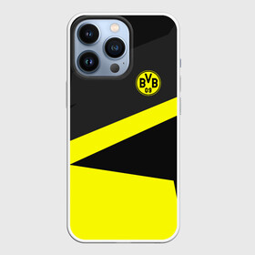 Чехол для iPhone 13 Pro с принтом Borussia 2018 Geometry Sport в Курске,  |  | Тематика изображения на принте: fc |  borussia dortmund | боруссия | спорт | спортивные | фк | футбол | футбольный клуб