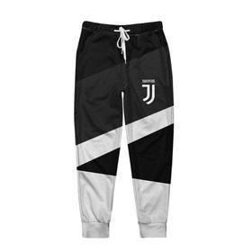 Мужские брюки 3D с принтом Juventus 2018 Geometry Sport в Курске, 100% полиэстер | манжеты по низу, эластичный пояс регулируется шнурком, по бокам два кармана без застежек, внутренняя часть кармана из мелкой сетки | fc | juventus | спорт | спортивные | фк | футбол | футбольный клуб | ювентус