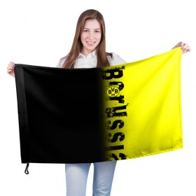 Флаг 3D с принтом FC Borussia 2018 Original в Курске, 100% полиэстер | плотность ткани — 95 г/м2, размер — 67 х 109 см. Принт наносится с одной стороны | borussia dortmund | fc | боруссия | спорт | спортивные | фк | футбол | футбольный клуб