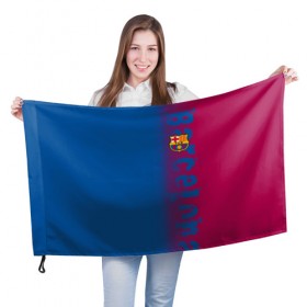 Флаг 3D с принтом FC Barca 2018 Original в Курске, 100% полиэстер | плотность ткани — 95 г/м2, размер — 67 х 109 см. Принт наносится с одной стороны | fc | fc barcelona | fcb | барселона | спорт | спортивные | фк | футбол | футбольный клуб