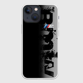 Чехол для iPhone 13 mini с принтом BMW M BLACK GREY | БМВ в Курске,  |  | Тематика изображения на принте: bmw | bmw motorsport | bmw performance | carbon | m | motorsport | performance | sport | бмв | карбон | моторспорт | спорт