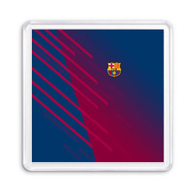 Магнит 55*55 с принтом FC Barca 2018 Creative uniform в Курске, Пластик | Размер: 65*65 мм; Размер печати: 55*55 мм | 