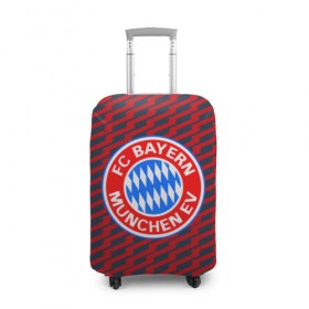 Чехол для чемодана 3D с принтом FC Bayern 2018 Creative в Курске, 86% полиэфир, 14% спандекс | двустороннее нанесение принта, прорези для ручек и колес | bayern | fc | бавария | спорт | спортивные | фк | футбол | футбольный клуб