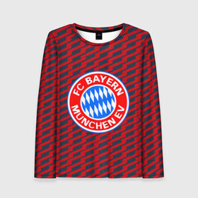 Женский лонгслив 3D с принтом FC Bayern 2018 Creative в Курске, 100% полиэстер | длинные рукава, круглый вырез горловины, полуприлегающий силуэт | bayern | fc | бавария | спорт | спортивные | фк | футбол | футбольный клуб