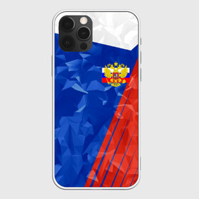 Чехол для iPhone 12 Pro с принтом RUSSIA - Tricolor Collection  в Курске, силикон | область печати: задняя сторона чехла, без боковых панелей | russia | герб | россия | триколор | флаг