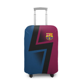 Чехол для чемодана 3D с принтом FC Barca 2018 Creative uniform в Курске, 86% полиэфир, 14% спандекс | двустороннее нанесение принта, прорези для ручек и колес | fc | fc barcelona | fcb | барселона | спорт | спортивные | фк | футбол | футбольный клуб