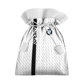 Подарочный 3D мешок с принтом BMW 2018 White Sport в Курске, 100% полиэстер | Размер: 29*39 см | Тематика изображения на принте: bmw | автомобильные | бмв | машины