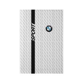 Обложка для паспорта матовая кожа с принтом BMW 2018 White Sport в Курске, натуральная матовая кожа | размер 19,3 х 13,7 см; прозрачные пластиковые крепления | Тематика изображения на принте: bmw | автомобильные | бмв | машины