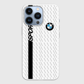 Чехол для iPhone 13 Pro с принтом BMW 2018 White Sport в Курске,  |  | bmw | автомобильные | бмв | машины