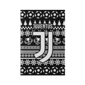 Обложка для паспорта матовая кожа с принтом Juventus 2018 Новогодний в Курске, натуральная матовая кожа | размер 19,3 х 13,7 см; прозрачные пластиковые крепления | fc | juventus | спорт | спортивные | фк | футбол | футбольный клуб | ювентус