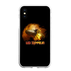 Чехол для iPhone XS Max матовый с принтом Led Zeppelin в Курске, Силикон | Область печати: задняя сторона чехла, без боковых панелей | Тематика изображения на принте: led zeppelin | джимми пейдж | джон генри бонэм | джон пол джонс | лед зепелен | лед зеппелин | роберт плант | рок группа