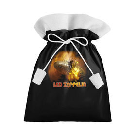 Подарочный 3D мешок с принтом Led Zeppelin в Курске, 100% полиэстер | Размер: 29*39 см | led zeppelin | джимми пейдж | джон генри бонэм | джон пол джонс | лед зепелен | лед зеппелин | роберт плант | рок группа