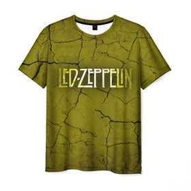 Мужская футболка 3D с принтом Led Zeppelin в Курске, 100% полиэфир | прямой крой, круглый вырез горловины, длина до линии бедер | led zeppelin | группа | джимми пейдж | джон генри бонэм | джон пол джонс | лед зепелен | лед зеппелин | роберт плант | рок
