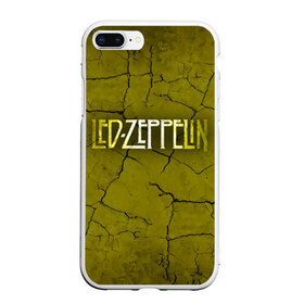 Чехол для iPhone 7Plus/8 Plus матовый с принтом Led Zeppelin в Курске, Силикон | Область печати: задняя сторона чехла, без боковых панелей | led zeppelin | группа | джимми пейдж | джон генри бонэм | джон пол джонс | лед зепелен | лед зеппелин | роберт плант | рок
