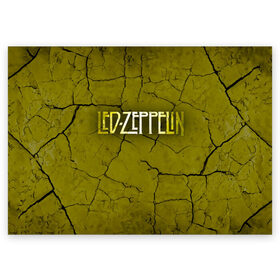 Поздравительная открытка с принтом Led Zeppelin в Курске, 100% бумага | плотность бумаги 280 г/м2, матовая, на обратной стороне линовка и место для марки
 | led zeppelin | группа | джимми пейдж | джон генри бонэм | джон пол джонс | лед зепелен | лед зеппелин | роберт плант | рок