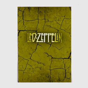 Постер с принтом Led Zeppelin в Курске, 100% бумага
 | бумага, плотность 150 мг. Матовая, но за счет высокого коэффициента гладкости имеет небольшой блеск и дает на свету блики, но в отличии от глянцевой бумаги не покрыта лаком | Тематика изображения на принте: led zeppelin | группа | джимми пейдж | джон генри бонэм | джон пол джонс | лед зепелен | лед зеппелин | роберт плант | рок