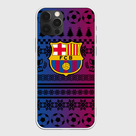 Чехол для iPhone 12 Pro Max с принтом FC Barca Новогодний в Курске, Силикон |  | Тематика изображения на принте: fc | fc barcelona | fcb | барселона | спорт | спортивные | фк | футбол | футбольный клуб