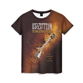 Женская футболка 3D с принтом Led Zeppelin в Курске, 100% полиэфир ( синтетическое хлопкоподобное полотно) | прямой крой, круглый вырез горловины, длина до линии бедер | led | led zeppelin | блюз | группа | джимми пейдж | джон генри бонэм | джон пол джонс | лед зепелен | лед зеппелин | метал | роберт плант | рок | тяжелый | фолк | хард | хардрок | хеви | хевиметал