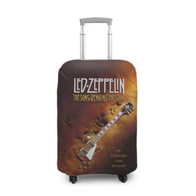 Чехол для чемодана 3D с принтом Led Zeppelin в Курске, 86% полиэфир, 14% спандекс | двустороннее нанесение принта, прорези для ручек и колес | led | led zeppelin | блюз | группа | джимми пейдж | джон генри бонэм | джон пол джонс | лед зепелен | лед зеппелин | метал | роберт плант | рок | тяжелый | фолк | хард | хардрок | хеви | хевиметал