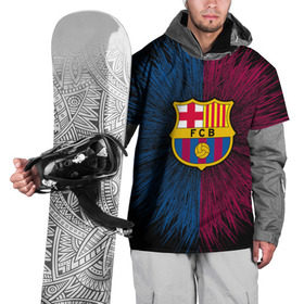 Накидка на куртку 3D с принтом FC Barca 2018 Creative uniform в Курске, 100% полиэстер |  | fc | fc barcelona | fcb | барселона | спорт | спортивные | фк | футбол | футбольный клуб