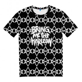 Мужская футболка 3D с принтом Bring Me the Horizon в Курске, 100% полиэфир | прямой крой, круглый вырез горловины, длина до линии бедер | Тематика изображения на принте: bmth | bring me the horizon | альтернативный метал | альтернативный рок | бмтх | бмтш | группа | достань для меня горизонт | дэткор | метал | рок | электроник рок