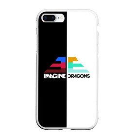 Чехол для iPhone 7Plus/8 Plus матовый с принтом Imagine Dragons в Курске, Силикон | Область печати: задняя сторона чехла, без боковых панелей | dragons | imagine | бэн макки | драгонс | дэн платцман | дэн рейнольдс | имеджин | уэйн сермон