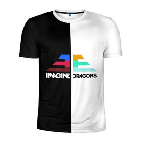 Мужская футболка 3D спортивная с принтом Imagine Dragons в Курске, 100% полиэстер с улучшенными характеристиками | приталенный силуэт, круглая горловина, широкие плечи, сужается к линии бедра | dragons | imagine | бэн макки | драгонс | дэн платцман | дэн рейнольдс | имеджин | уэйн сермон