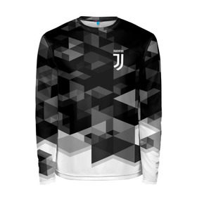 Мужской лонгслив 3D с принтом Juventus 2018 Geometry Sport в Курске, 100% полиэстер | длинные рукава, круглый вырез горловины, полуприлегающий силуэт | Тематика изображения на принте: fc | juventus | спорт | спортивные | фк | футбол | футбольный клуб | ювентус