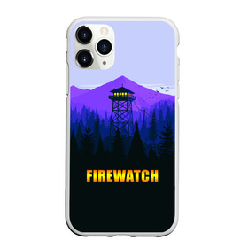 Чехол для iPhone 11 Pro матовый с принтом Firewatch в Курске, Силикон |  | вышка | закат | лес | пейзаж