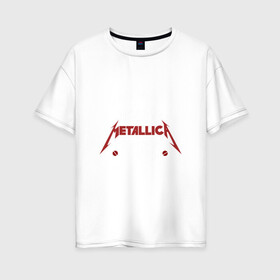 Женская футболка хлопок Oversize с принтом Я прост хочу слушать Metallica в Курске, 100% хлопок | свободный крой, круглый ворот, спущенный рукав, длина до линии бедер
 | metallica | джеймс хэтфилд | кирк хэмметт | ларс ульрих | металика | металлика | роберт трухильо | трэш | трэшметал | хард | хардрок | хеви | хевиметал